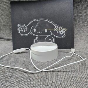 Sanrio Cinnamoroll LED Night Light 3D Illusion Lamp USB White Good Kawaii Desk